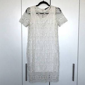 White Crochet Lace dress